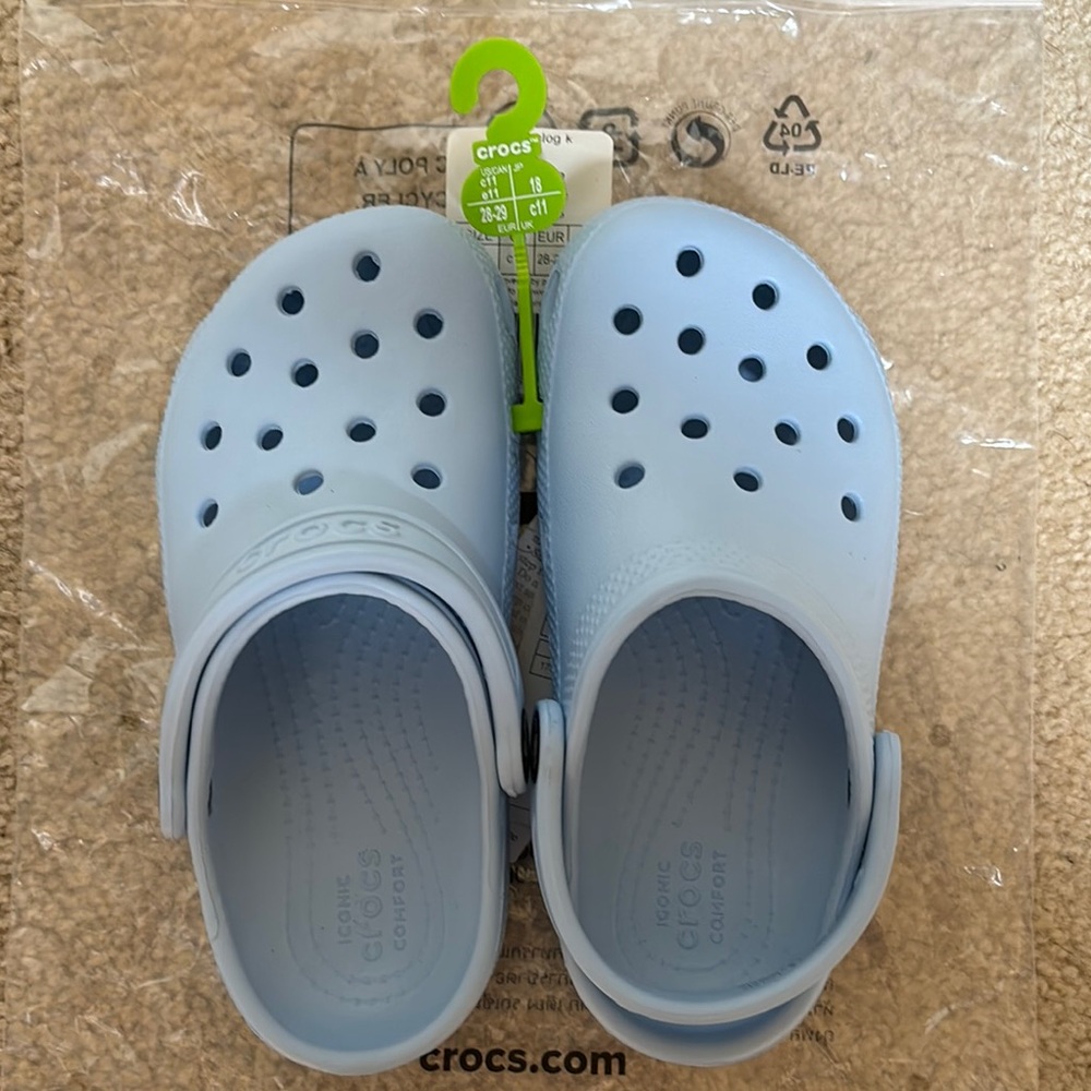 Crocs Kids Classic Clog - Light Blue